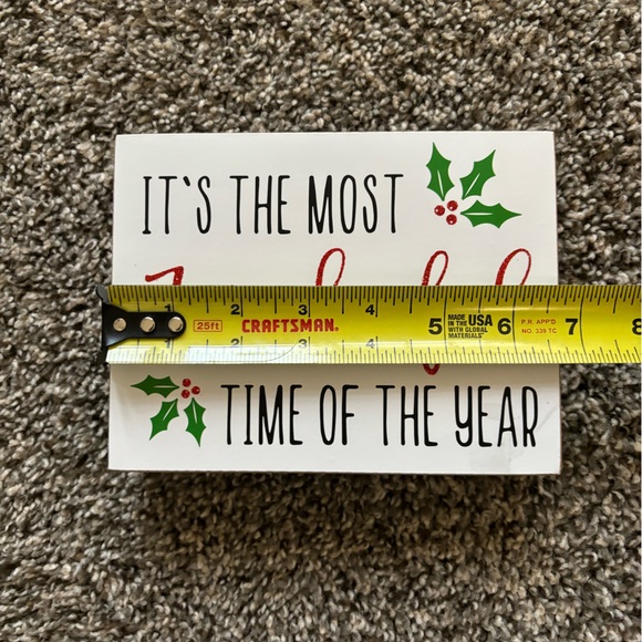 Wood Christmas Sign - Picture 4 of 4